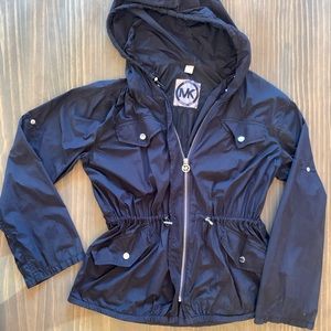 MICHAEL KORS Navy Utility Jacket women’s size S